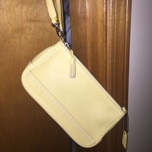 Coach leather small handbag.